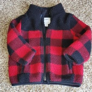 Old Navy Red & Black Plaid Jacket